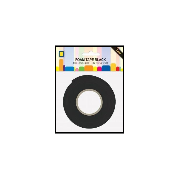 3D Foam tape Black 2mx12mmx2mm 3.3022