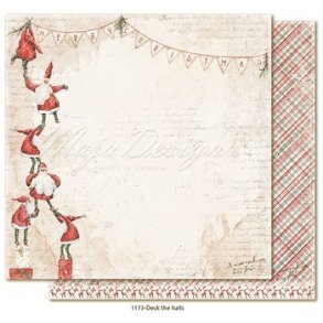 Maja Design Scrapbooking Ark - 1173 - Happy Christmas - Deck the halls