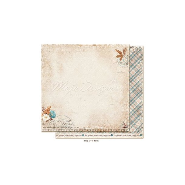 Maja Design Scrapbooking Ark - 1193 - Bohemian Harmony - Slow down