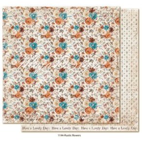 Maja Design Scrapbooking Ark - 1194 - Bohemian Harmony - Rustic Flowers