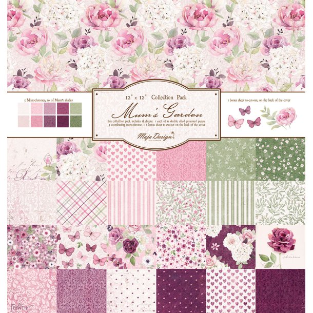 Maja Design Papirblok - Mum's Garden  Collection Pack 12x12 