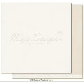 Maja Design Scrapbooking Ark - 1312  - Mono - Woodland - Snow