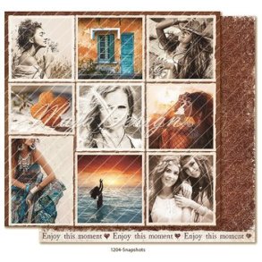 Maja Design Scrapbooking Ark - 1204 - Bohemian Harmony -  Snapshots