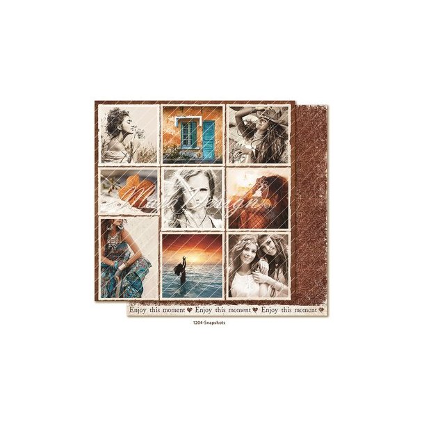 Maja Design Scrapbooking Ark - 1204 - Bohemian Harmony -  Snapshots