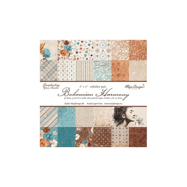 Maja Design Papirblok - 6x6  Bohemian Harmony 