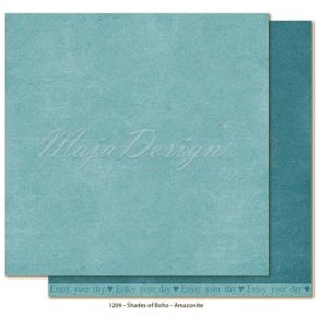 Maja Design Scrapbooking Ark - 1209 - Mono - Boho - Amazonite