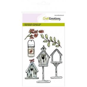 Clearstamps A6 - 1222 - Birdhouses Home for Christmas