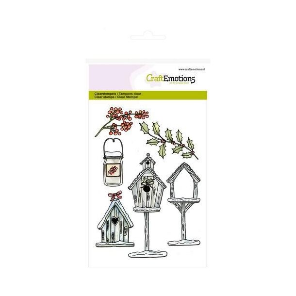 Clearstamps A6 - 1222 - Birdhouses Home for Christmas