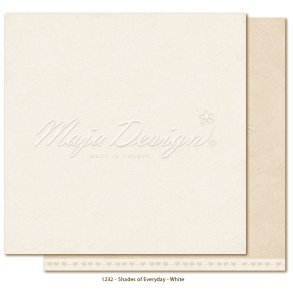 Maja Design Scrapbooking Ark - 1232 - Mono - Everyday - White