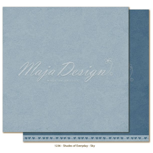 Maja Design Scrapbooking Ark - 1236 - Mono - Everyday - Sky