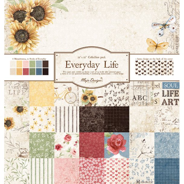 Maja Design Papirblok -Everyday Life  12x12