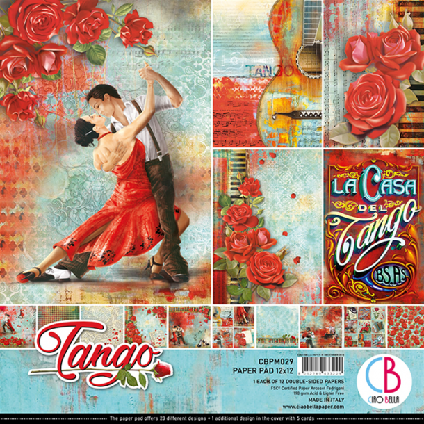 Ciao Bella Paper Pad 12x12 - CBPM029 - Tango