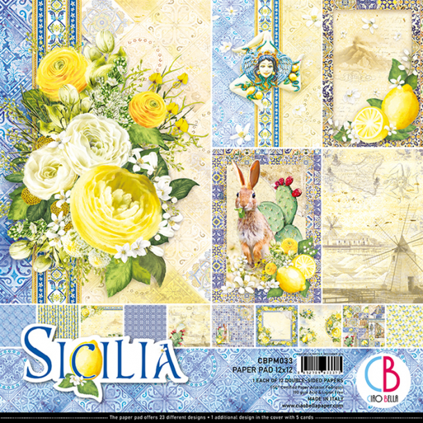 Ciao Bella Paper Pad 12x12 - CBPM033 - Sicilia