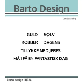 Barto Design Stempel Clearstamp 
