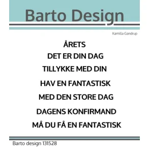 Barto Design Clearstamp 