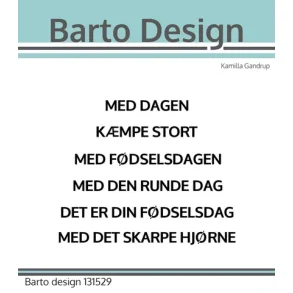 Barto Design Clearstamp 
