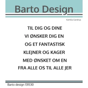 Barto Design Clearstamp 