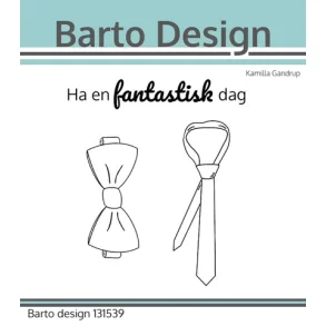 Barto Design Clearstamp Butterfly & Tie 131539
