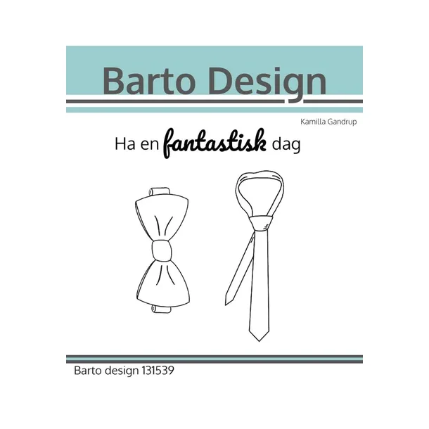 Barto Design Clearstamp Butterfly &amp; Tie 131539