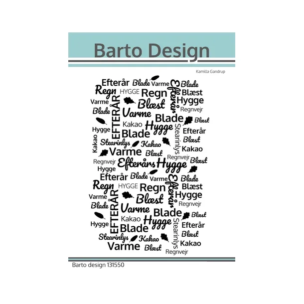 Barto Design Clearstamp "Danske tekster"  131550
