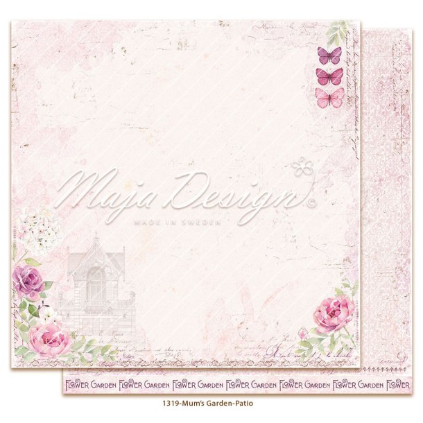 Maja Design Scrapbooking Ark - 1319  - Mum's Garden - Patio