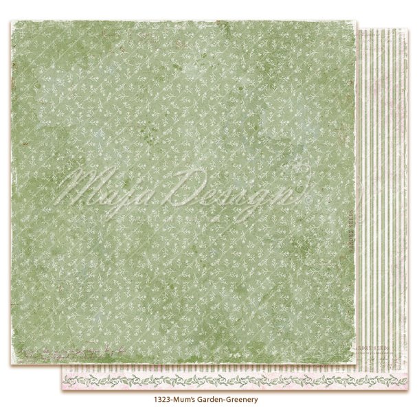 Maja Design Scrapbooking Ark - 1323  - Mum's Garden - Greenery