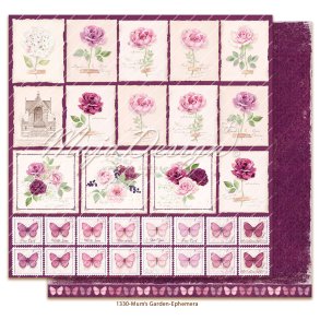 Maja Design Scrapbooking Ark - 1330  - Mum's Garden - Ephemera