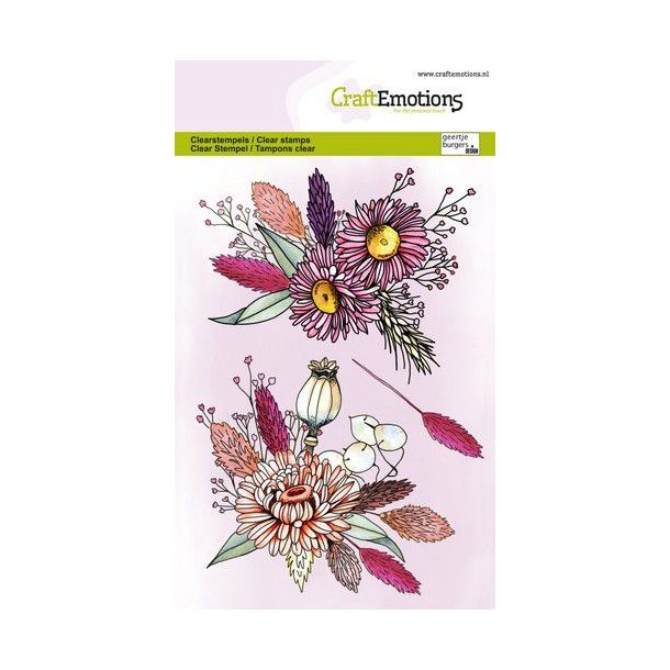 Clearstamps A6 - 1336 - Dried flowers arrangement