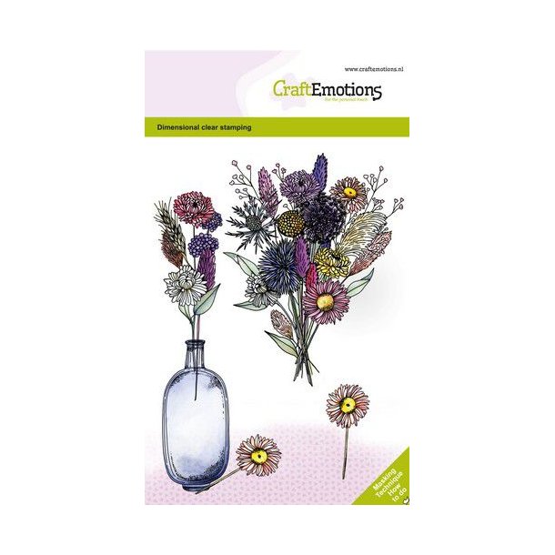 Clearstamps A6 - 1339 - Dried flowers vase 2