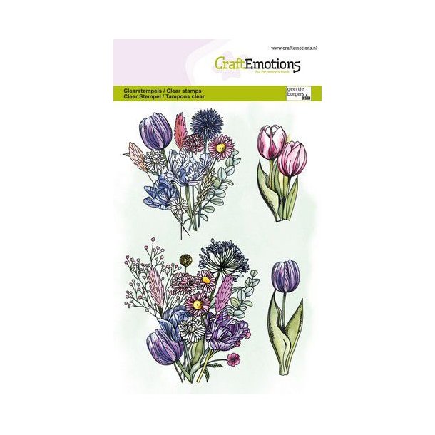 Clearstamps A6 - 1340 - Tulip bouquet