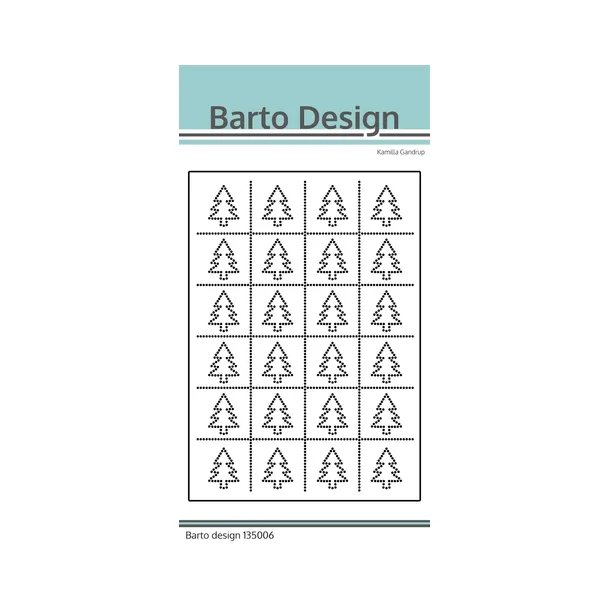 Barto Design Dies "Christmas Tree - Background" 135006