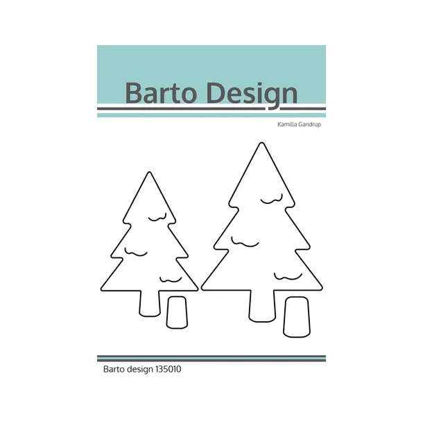 Barto Design Dies " Christmas Tree w/Stump " 135010