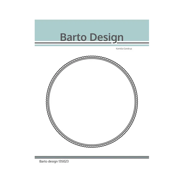 Barto Design Dies Scalloped Circle 135023