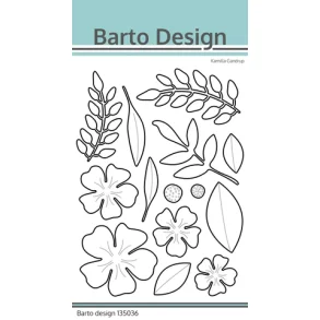 Barto Design Dies Flower & Leaves 135036