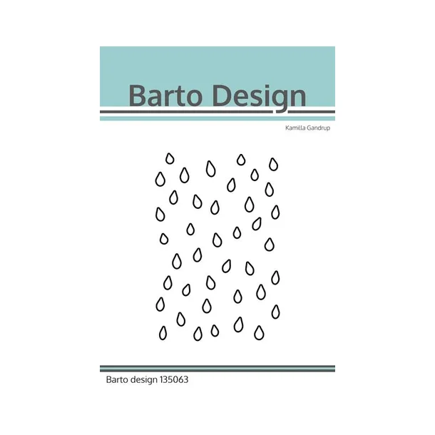Barto Design Dies "Rain drops" 135063