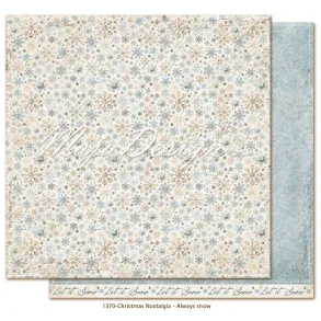 Maja Design Scrapbooking Ark - 1370 - Christmas Nostalgia - Always snow