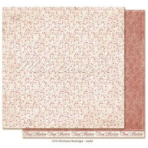 Maja Design Scrapbooking Ark - 1373 - Christmas Nostalgia - Joyful