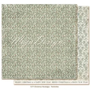 Maja Design Scrapbooking Ark - 1377 - Christmas Nostalgia - Festivities