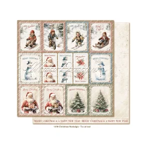 Maja Design Scrapbooking Ark - 1378 - Christmas Nostalgia - To cut out