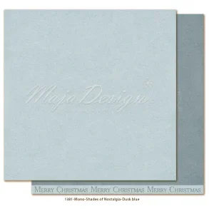 Maja Design Scrapbooking Ark - 1381 - Mono - Nostalgia - Dusk blue