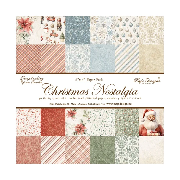 Maja Design Papirblok - Christmas Nostalgia - 6x6