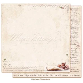 Maja Design Scrapbooking Ark - 1388 - Hygge - Simple things 