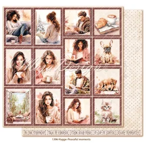 Maja Design Scrapbooking Ark - 1396 - Hygge - Peaceful moments 