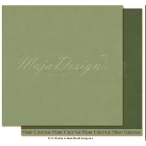 Maja Design Scrapbooking Ark - 1314  - Mono - Woodland - Evergreen