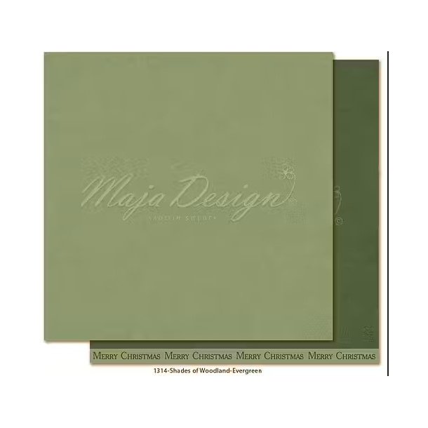 Maja Design Scrapbooking Ark - 1314  - Mono - Woodland - Evergreen