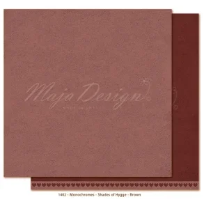 Maja Design Scrapbooking Ark - 1402 - Mono - Hygge - Brown 