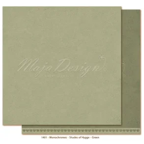 Maja Design Scrapbooking Ark - 1401 - Mono - Hygge - Green 
