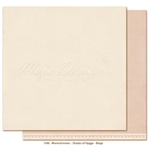 Maja Design Scrapbooking Ark - 1398 - Mono - Hygge - Beige 
