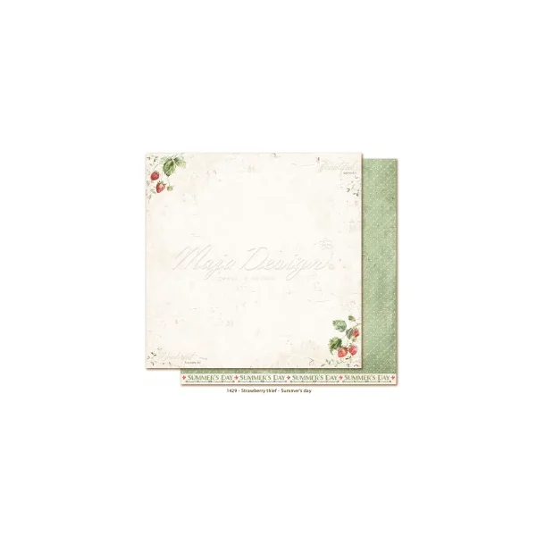Maja Design Scrapbooking Ark - 1429 -Strawberry thief Summer's day 