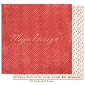 Maja Design Scrapbooking Ark - 1433 -Strawberry thief  Delicious